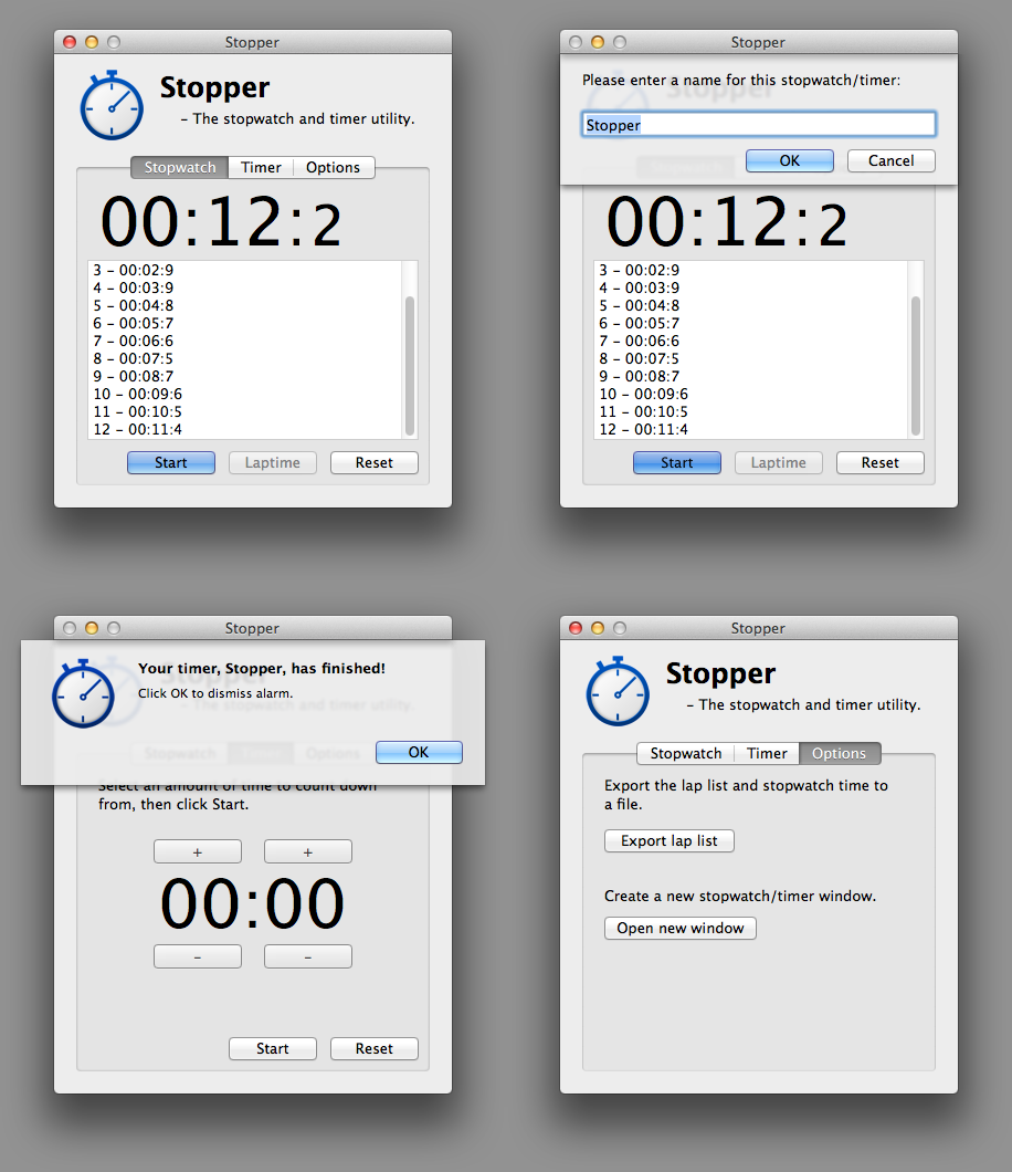 stopwatch app for mac